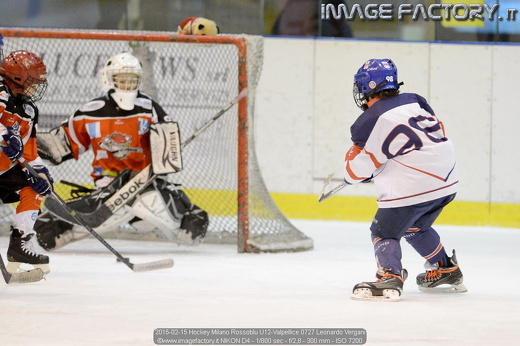 2015-02-15 Hockey Milano Rossoblu U12-Valpellice 0727 Leonardo Vergani